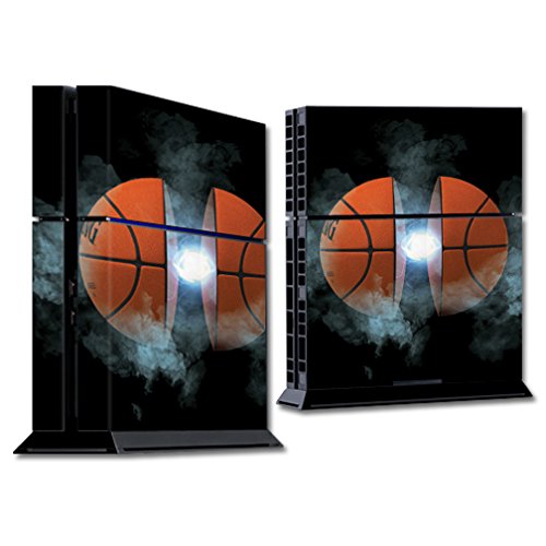 MightySkins Skin Compatible with Sony PS4 Console - Basketball Orb | Protective, Durable, and Unique Vinyl Decal wrap Cover | Ea