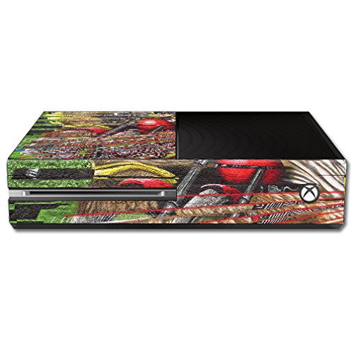 MightySkins Skin Compatible with Microsoft Xbox One - Motorcycle Hawk | Protective, Durable, and Unique Vinyl Decal wrap Cover |