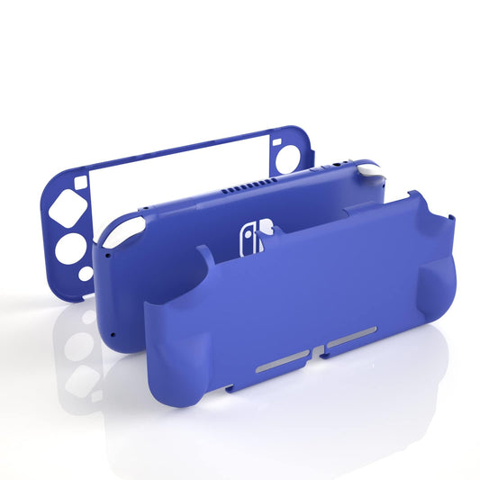 NANANINO Switch Lite Protective Case, Dark Blue Comfort Grip, Plastic Material
