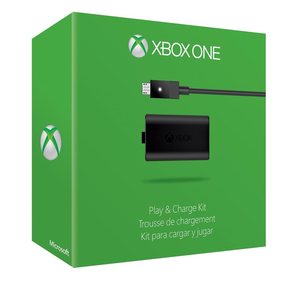 Microsoft Xbox One Play and Charge Kit - Model 123, Official Accessory for Gaming