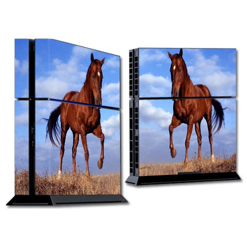 MIGHTY SKINS Sony PS4 Console Skin - Horse Design | Durable Vinyl Decal | Easy Apply/Remove | Model SOPS4-Horse
