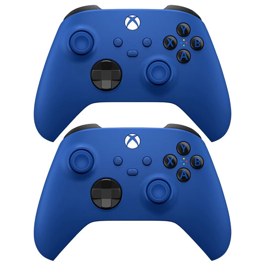Microsoft QAU-00065 Xbox Special Edition Wireless Controller Shock Blue 2 Pack