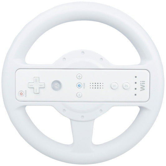 dreamGEAR Wii Micro Wheel - White, Model DGWII-1031, Compact Gaming Accessory for Enhanced Gameplay