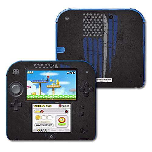 MightySkins Skin Compatible with Nintendo 2DS - Thin White Line | Protective, Durable, and Unique Vinyl Decal wrap Cover | Easy 