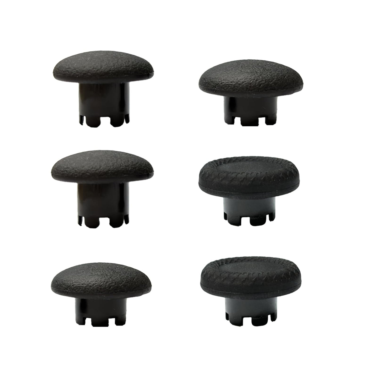 Thumbsticks for PS5 Edge Controller  Thumbsticks Paddles Replacement for PS5 Dualsense Controller  6 in 1 Accessories Parts for PS5 Dualsense Edge Controller Analog Joystick Repair Kit (Black)