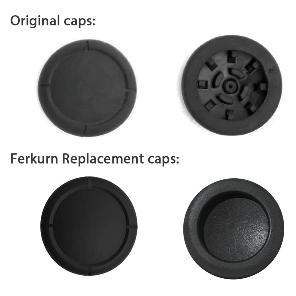 Ferkurn Joystick Replacement Cap for Switch Joy-con & Lite - Yellow 3D Analog Grip Cover, Model Re-Caps-01-Yellow