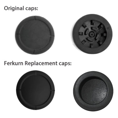 Ferkurn Joystick Replacement Cap - Gray Thumb Grip for Switch OLED & Lite, 8 PCS Repair Kit, Model Re-Caps-01-Gray