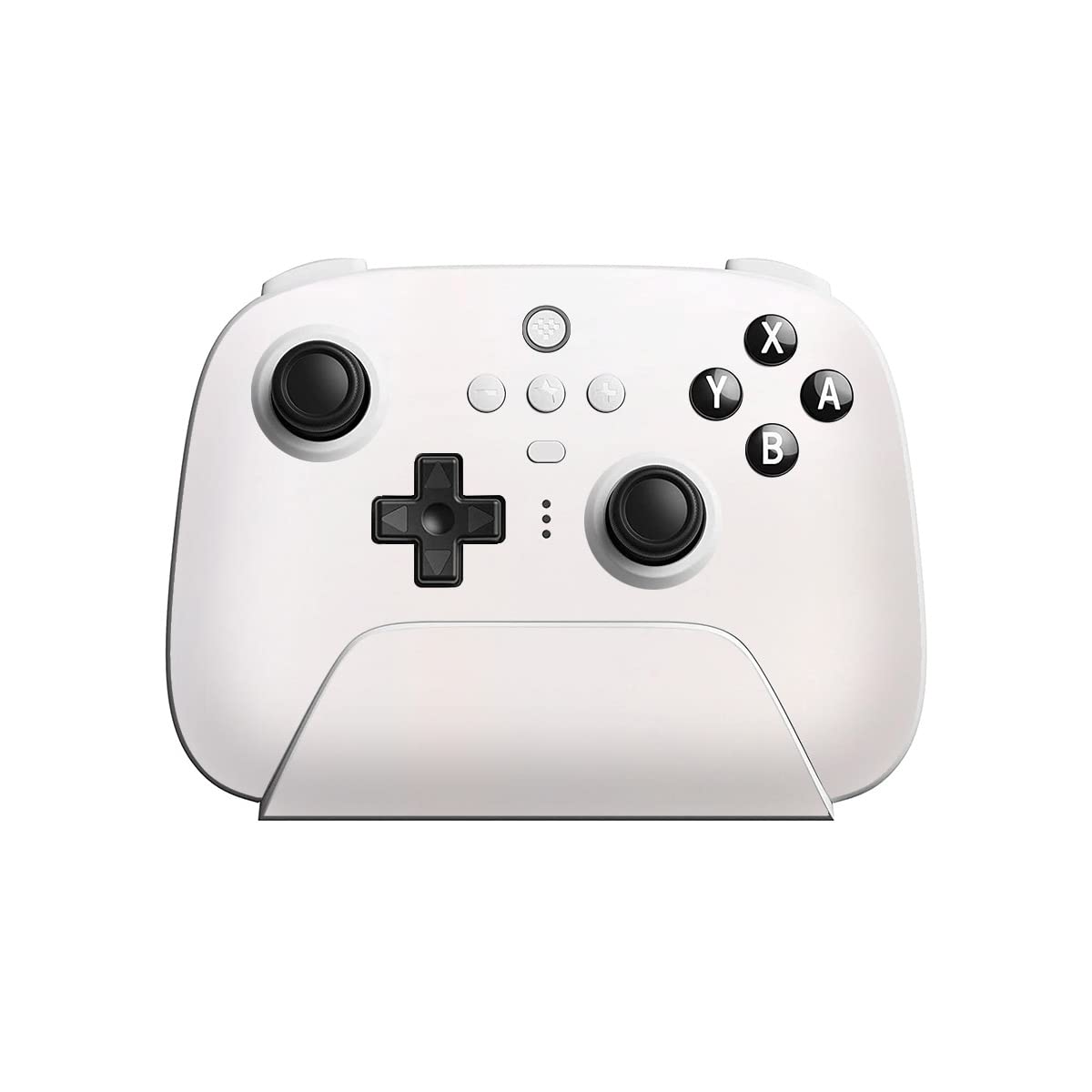 SopiGuard Sticker Skin for 8Bitdo Ultimate Wireless Controller Front and Buttons (Satin Pearl White)
