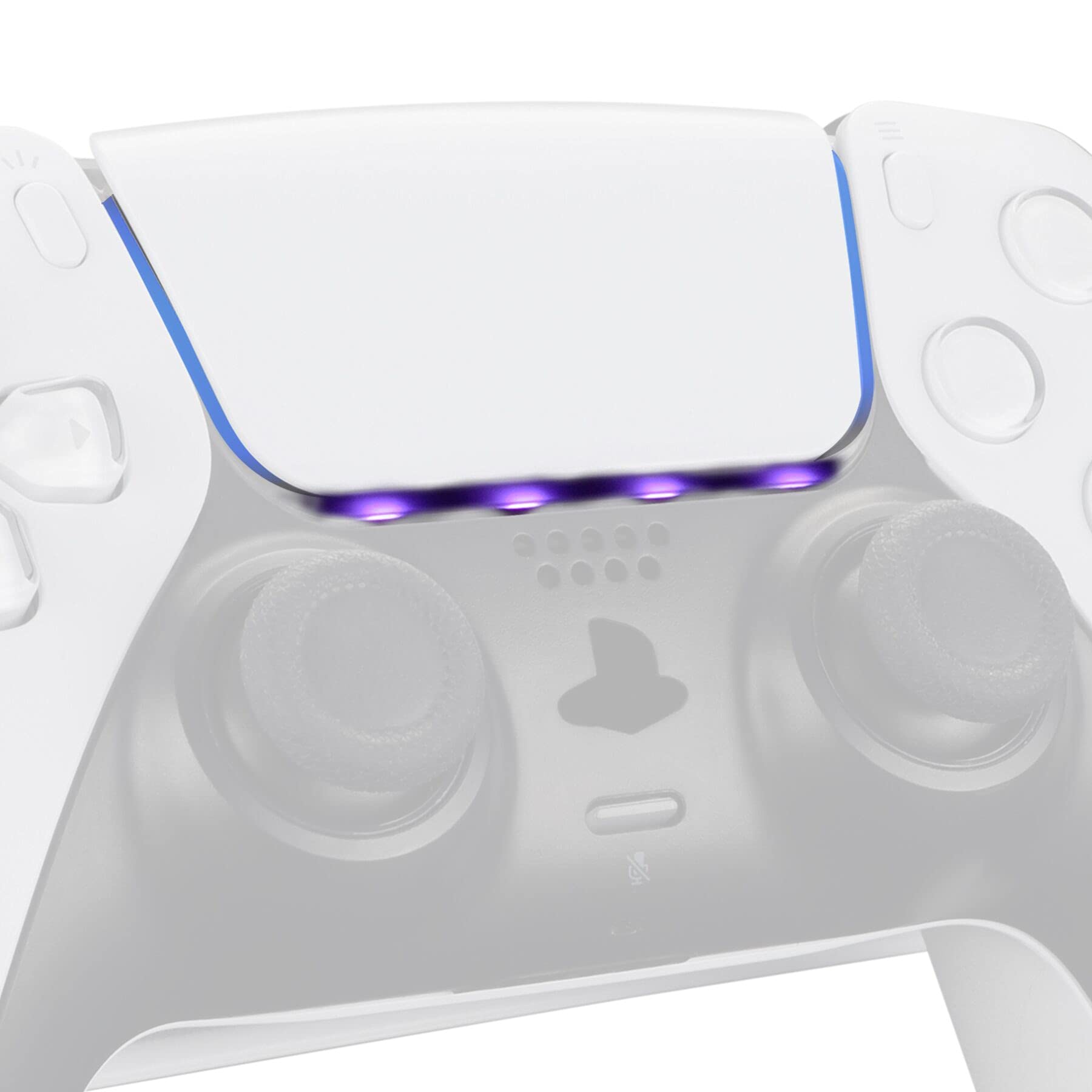 eXtremeRate Custom Touchpad LED Lightbar Skin Decals for PS5 Controller, Touch Pad Light Bar Stickers for PS5 Controller with To