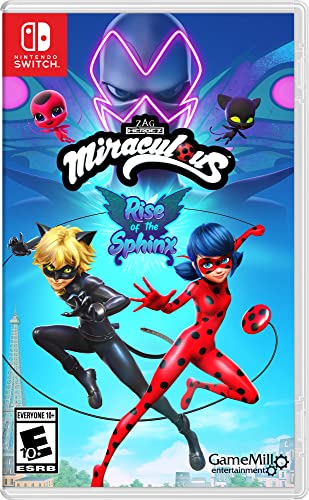 Game Mill Miraculous: Rise of the Sphinx - Nintendo Switch Game, Model GMML66013SWI