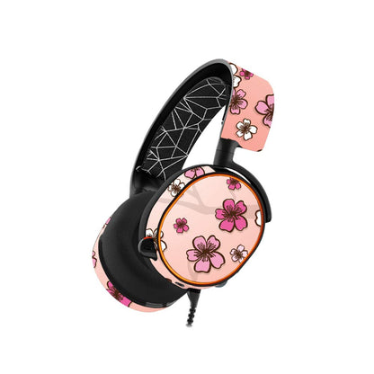 MIGHTY SKINS SteelSeries Arctis 5 Skin - Cherry Blossom Vinyl Wrap, Durable & Easy to Apply, Made in the USA