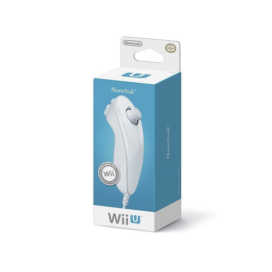 Nintendo Nunchuk Controller - White - Model RVLAFW3 - Compatible with Wii