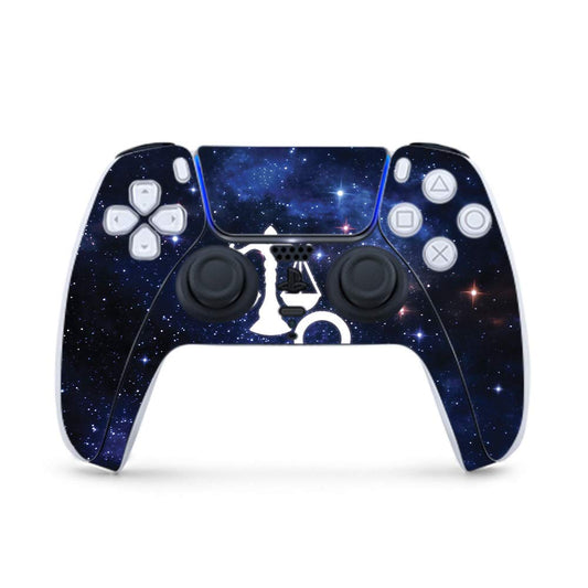 MightySkins Gaming Skin for PS5 / Playstation 5 Controller - Libra | Protective Viny wrap | Easy to Apply and Change Style | Made in The USA