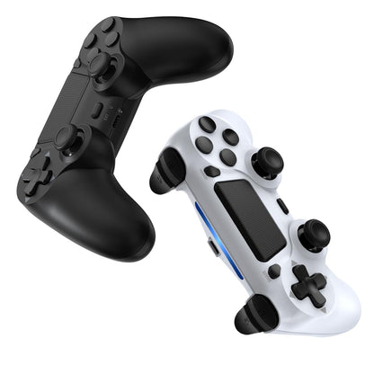 Wuthur Wireless Controller for PS4/Pro/Slim - 2 Pack, Black & White