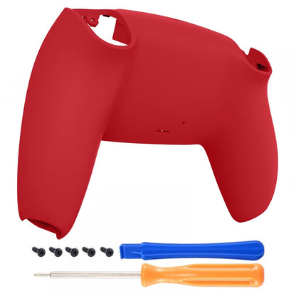 eXtremeRate PS5 Controller Replacement Back Shell - Passion Red Soft Touch Grip, Model DPFP3027