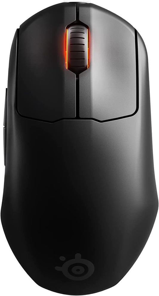 SteelSeries Mini Wireless FPS Gaming Mouse – Ultra Light, 5 Programmable Buttons, 2.4GHz, 100H Battery, Black, Model 62426