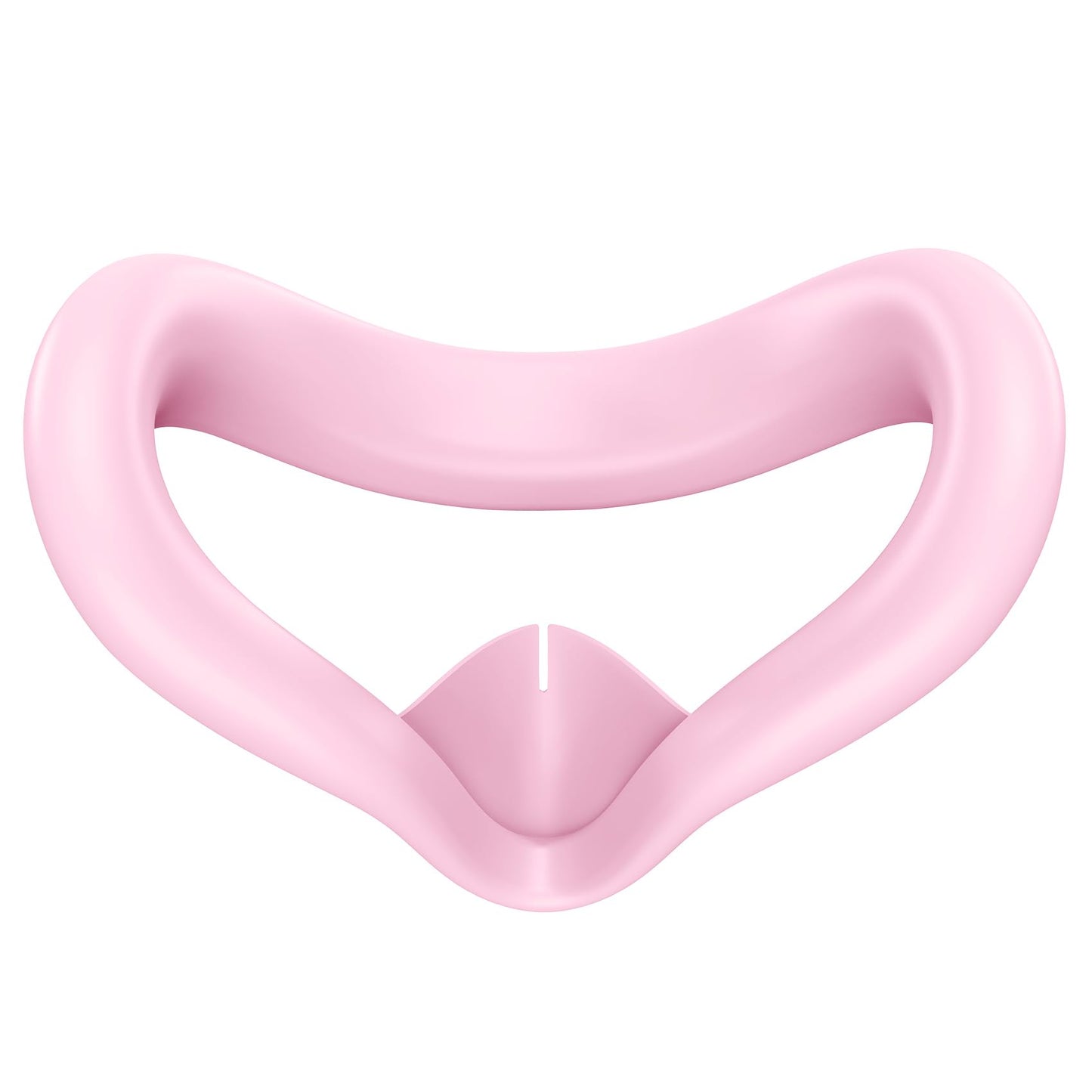 FLOWEBB Silicone Face Cover for Meta Quest 3S - Skin-Friendly Anti-Sweat VR Face Pad with Ventilation & Lightproof Design (Pink)