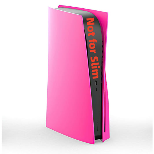 Face Plates Cover Skins Shell Panels for PS5 Disc Edition Console  Accessories for Playstation 5 Protective Faceplates (Nova Pink)