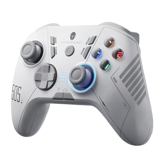 Thunderobot G50S 1000HZ Wireless PC Controller for Windows PC Switch IOS&Android 6 Programmable Buttons Game Controller with Hall Effect Joysticks&control buttons/Gyroscope