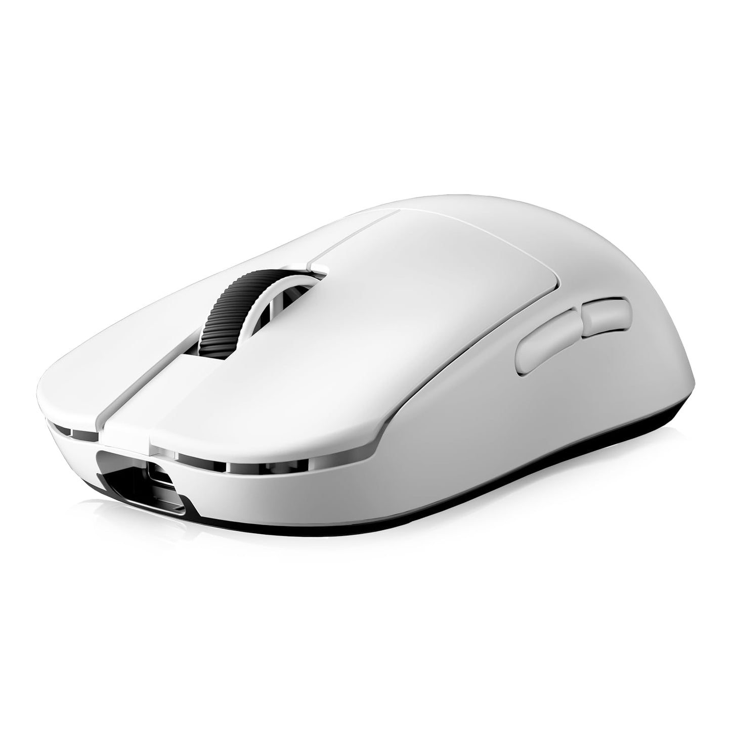 MCHOSE L7 Pro Wireless Gaming Mouse Super Light 39g  Gaming Mouse Esport with 26K DPI  Optical Switch  Programmable Buttons  Dual 8K Polling and PAW3395 Sensor  Tri-Mode Connection  PC/Mac - White