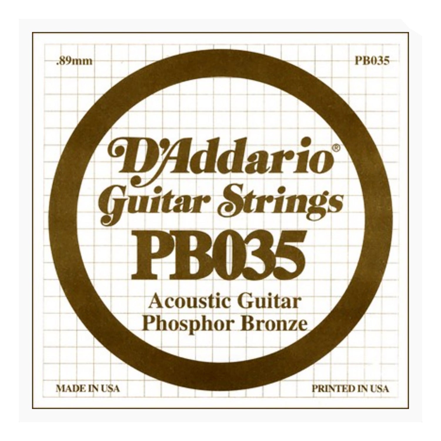 5Pk Phos Bronze Wnd .035 Gauge