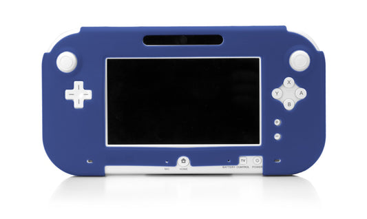 PDP Wii U Gamepad Silicone Jacket - Model N-8570BLU, Blue Color, Durable Protection