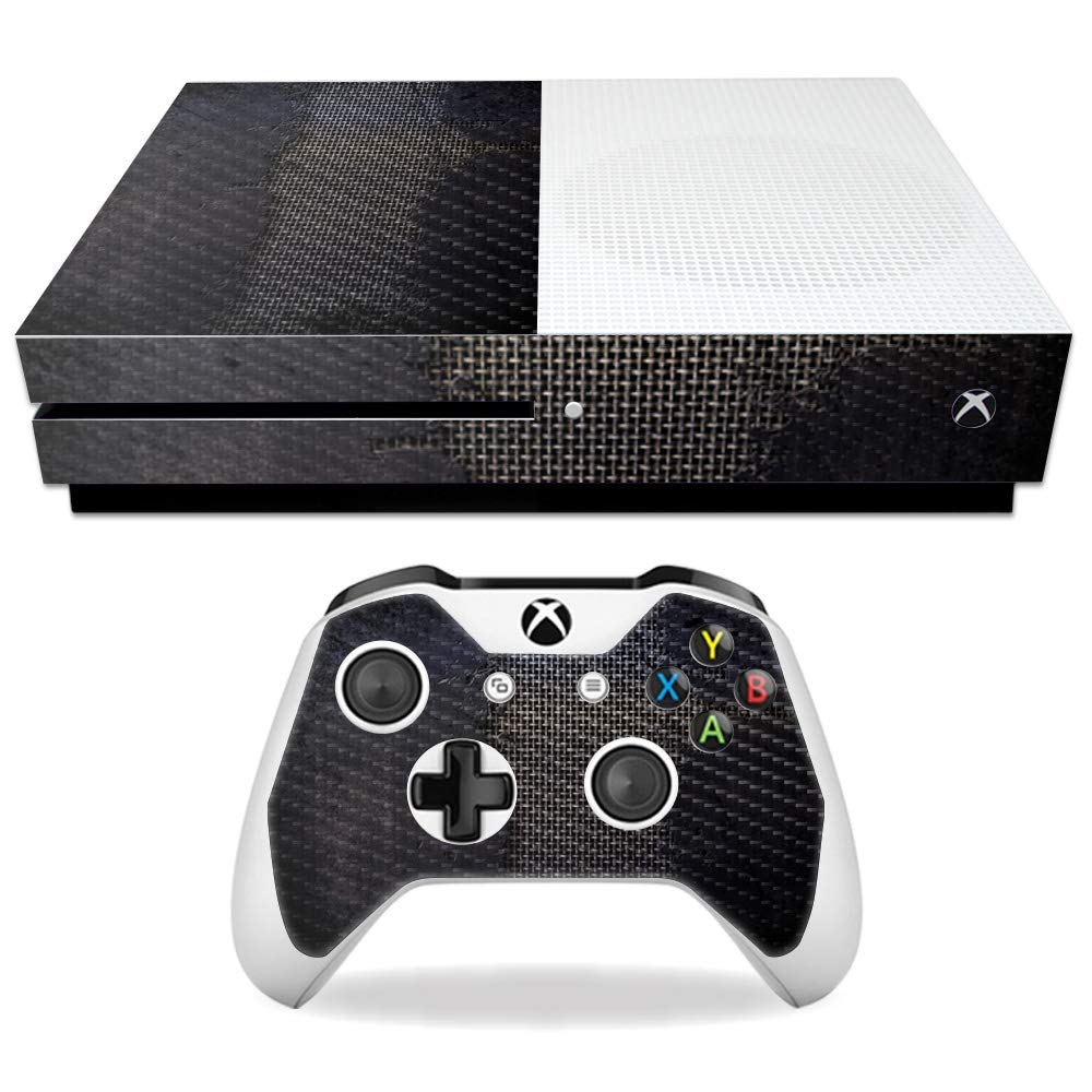 MightySkins Carbon Fiber Skin for Microsoft Xbox One S - Ripped | Protective  Durable Textured Carbon Fiber Finish | Easy to Apply  Remove  and Change Styles | Made in The USA