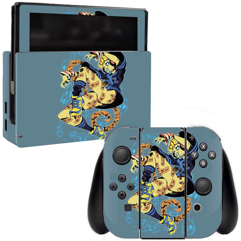MIGHTY SKINS Nintendo Switch Skin - Jiangshi | Durable Vinyl Decal Wrap, Easy to Apply & Remove, Model NISWI-Jiangshi