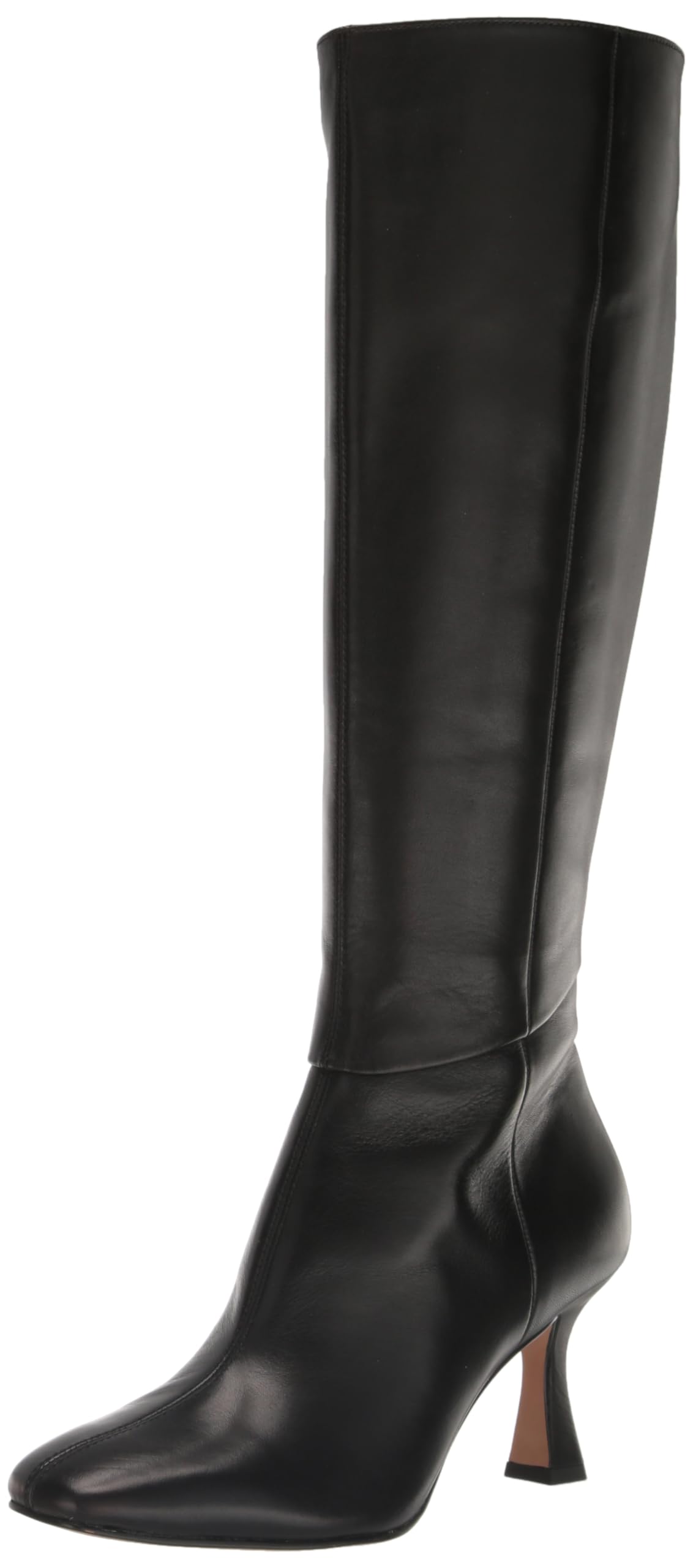 Dolce Vita GYRA Black Leather Heels, Size 6.5 - Stylish and Comfortable Footwear