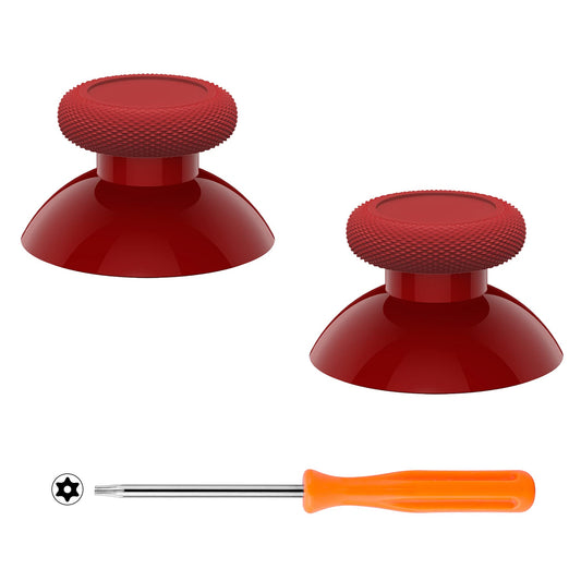 eXtremeRate Replacement Thumbsticks for Xbox Series X & S Controller  Joysticks Repair Kit for Xbox Wireless Controller  Custom Analog Stick Buttons for Xbox One S/X/fine design Controller - Carmine Red