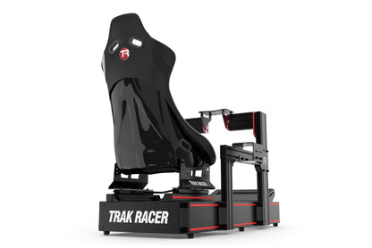 Trak Racer TR160 Racing Simulator Cockpit - Heavy Duty Aluminium Sim Rig, Black, Model TR1605-MP, Seat Slider & Customization Options
