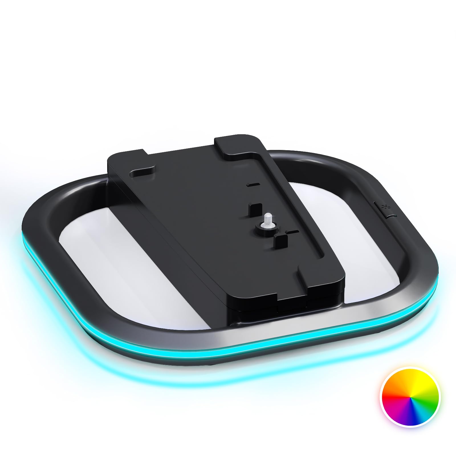 HONCAM Vertical Stand for PS5/PS5 Slim/Pro - Black with 7 RGB Lights