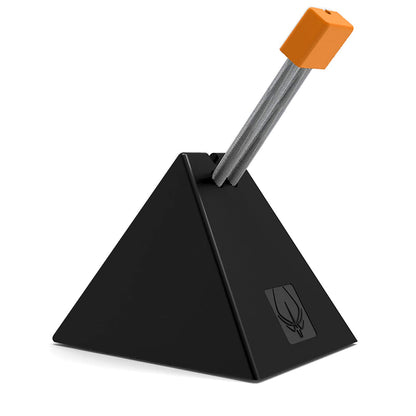 Hotline Games Mouse Bungee - Cord Management System for Esports, Black-Orange, Durable Rubber Design