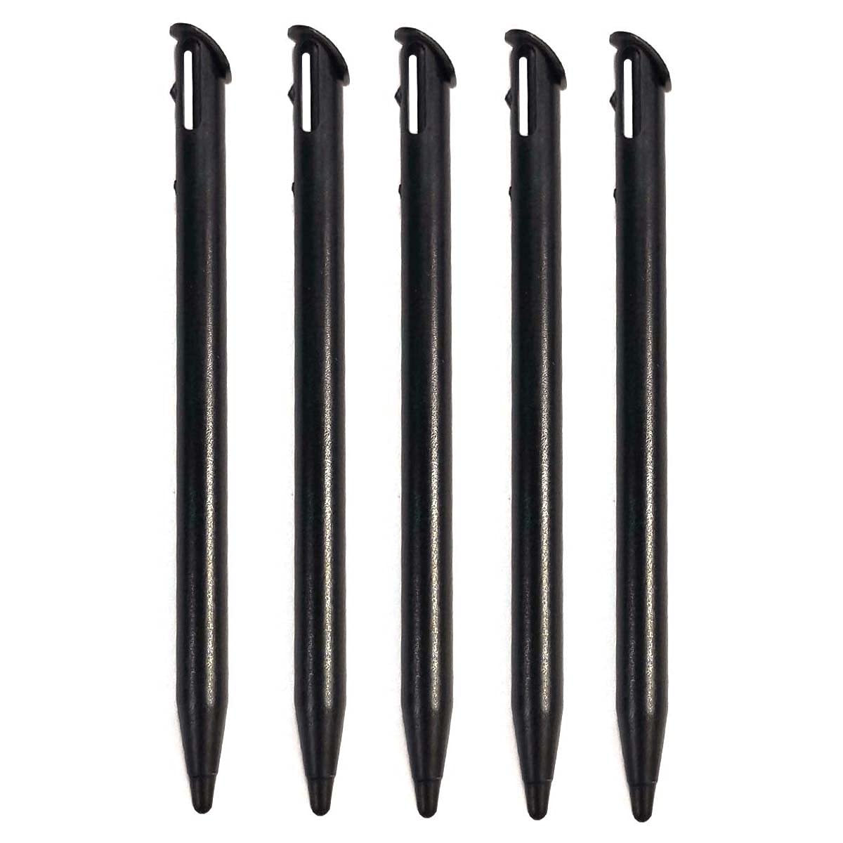 FainWan 5 Pack Stylus Pens Compatible with New 3DS XL 2015 Replacement Plastic Touch Screen Pen Set (Black)