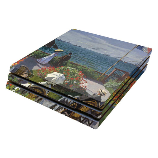 MIGHTY SKINS Sony PS4 Pro Skin - Terrace Sainte Andresse | Durable Vinyl Decal Wrap, Easy to Apply & Remove, Made in the USA