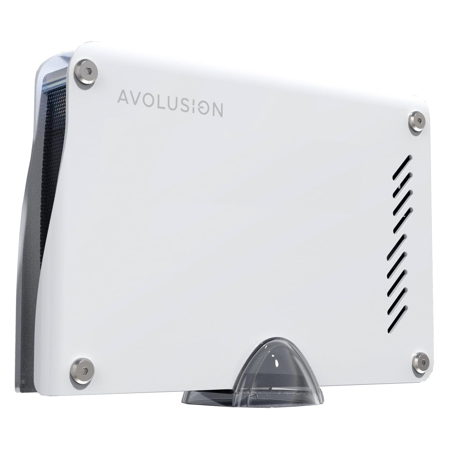 Avolusion PRO-M5 Series 4TB USB 3.0 External Gaming Hard Drive for PS5 Game Console (White  Metal Case) - 2 Year Warranty (refurbished)