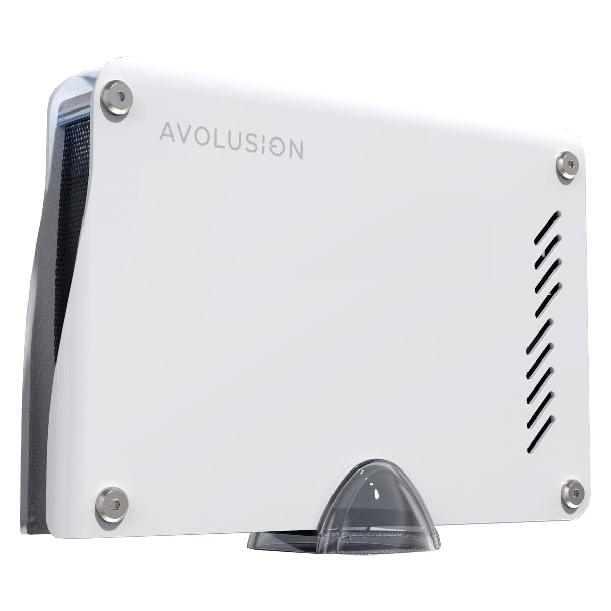Avolusion PRO-M5 Series 8TB USB 3.0 External Gaming Hard Drive for PS5 Game Console (White  Metal Case) - 2 Year Warranty (refurbished)
