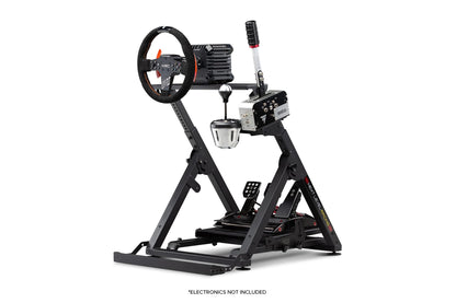 Next Level Racing Wheel Stand 2.0 for Thrustmaster & Fanatec - Black, Upgradeable Cockpit Compatible, Model NLR-S023