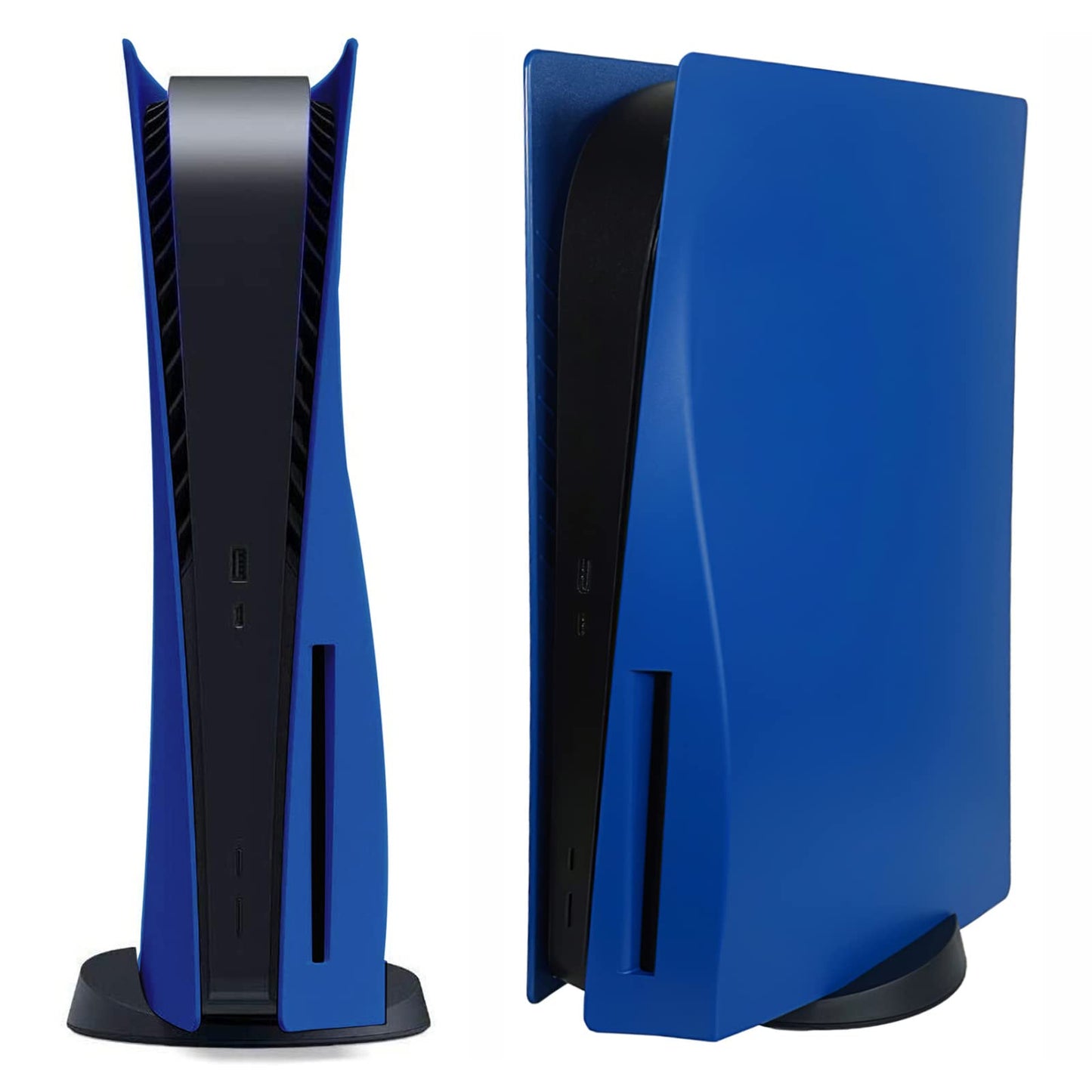 Disc Edition Face Plates Cover Skins Shell Panels for PS5 Console  Accessories for PlayStation 5 Protective Shell Replacement Faceplate (Blue)