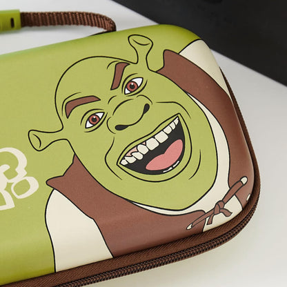 Numskull Shrek Hard Shell Travel Case for Nintendo Switch - Fits 10 Games & Accessories, One Size, NS4289