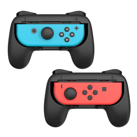 TALK WORKS Grips for Nintendo Switch Joycon Controller 2 Pack - Game Accessories Joy-Con Handheld Joystick Remote Control Holder