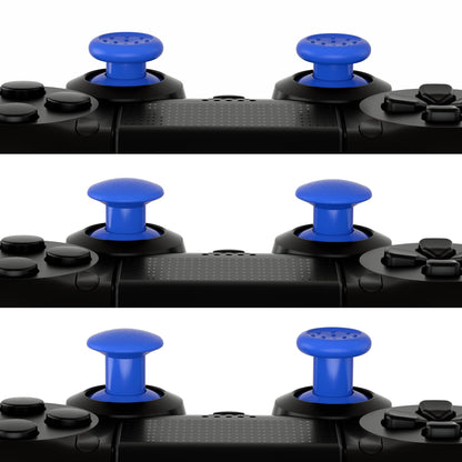 eXtremeRate ThumbsGear Ergonomic Thumbstick for PS5/PS4 Controller - 3 Height Adjustable Joystick Grips - Blue, Model P4J1113-2