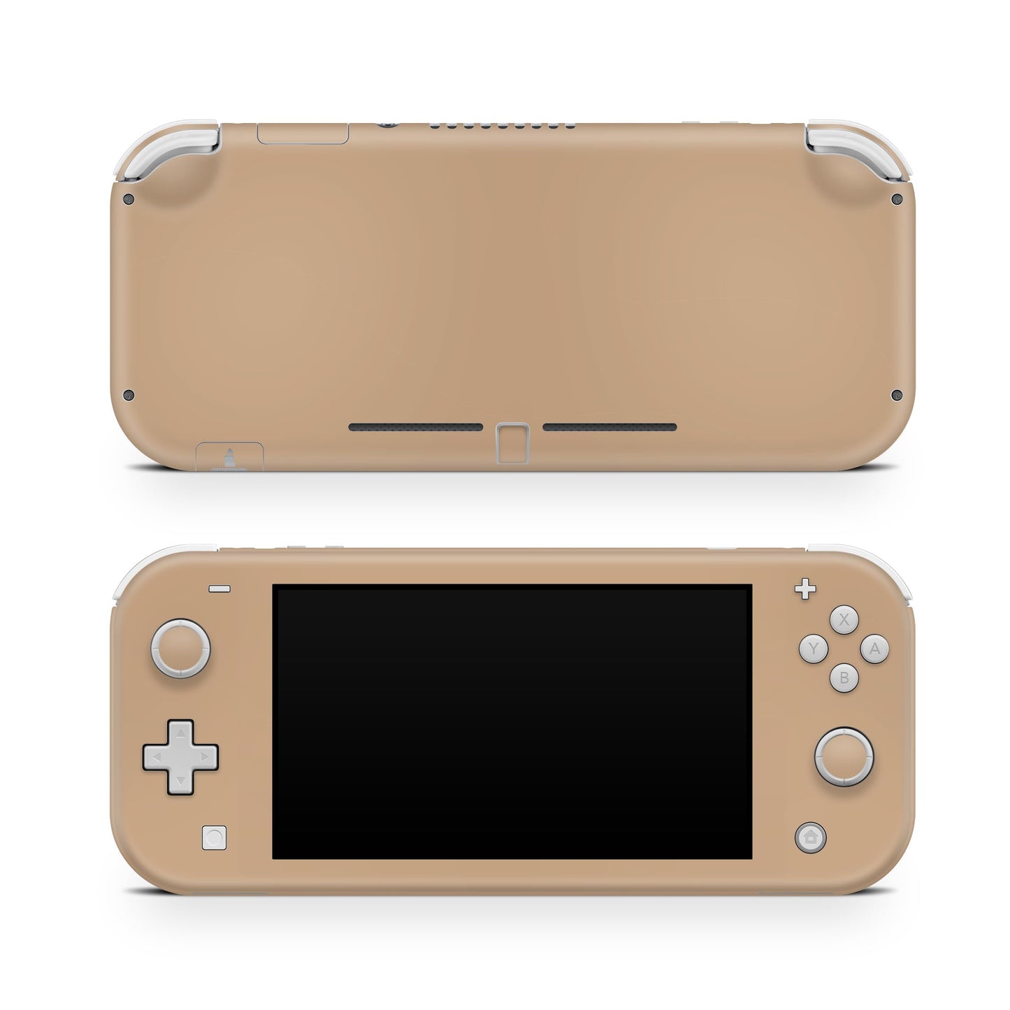 Tacky Design Solid Color Skin Compatible with Nintendo Switch Lite Skin Wrap  Minimalist Solid Skin for Nintendo Switch Lite Cover  Premium Vinyl 3M Full Wrap Decal. (Light Brown)