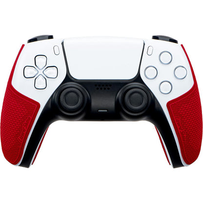 Lizard Skins PS5 Controller Grip - 0.5mm DSP, Durasoft Polymer, Crimson Red, Model 203285, Easy to Install, Pre-Cut Pieces