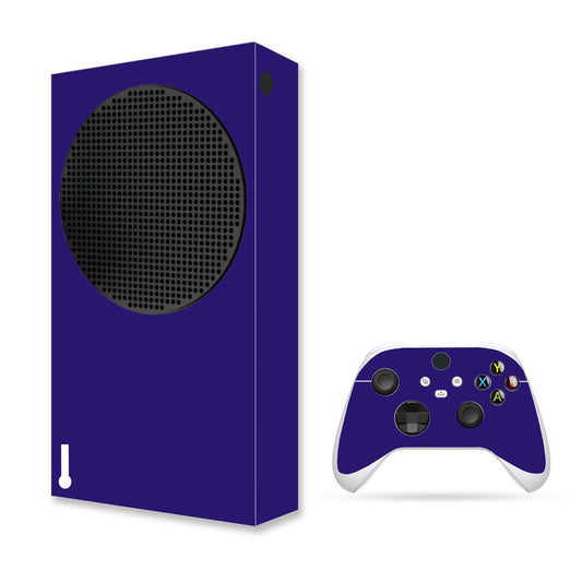 Skin Wrap Compatible with Xbox Series S, Full Set Vinyl Decal Protective Sticker Cover for Game Console & Controller (Blue)