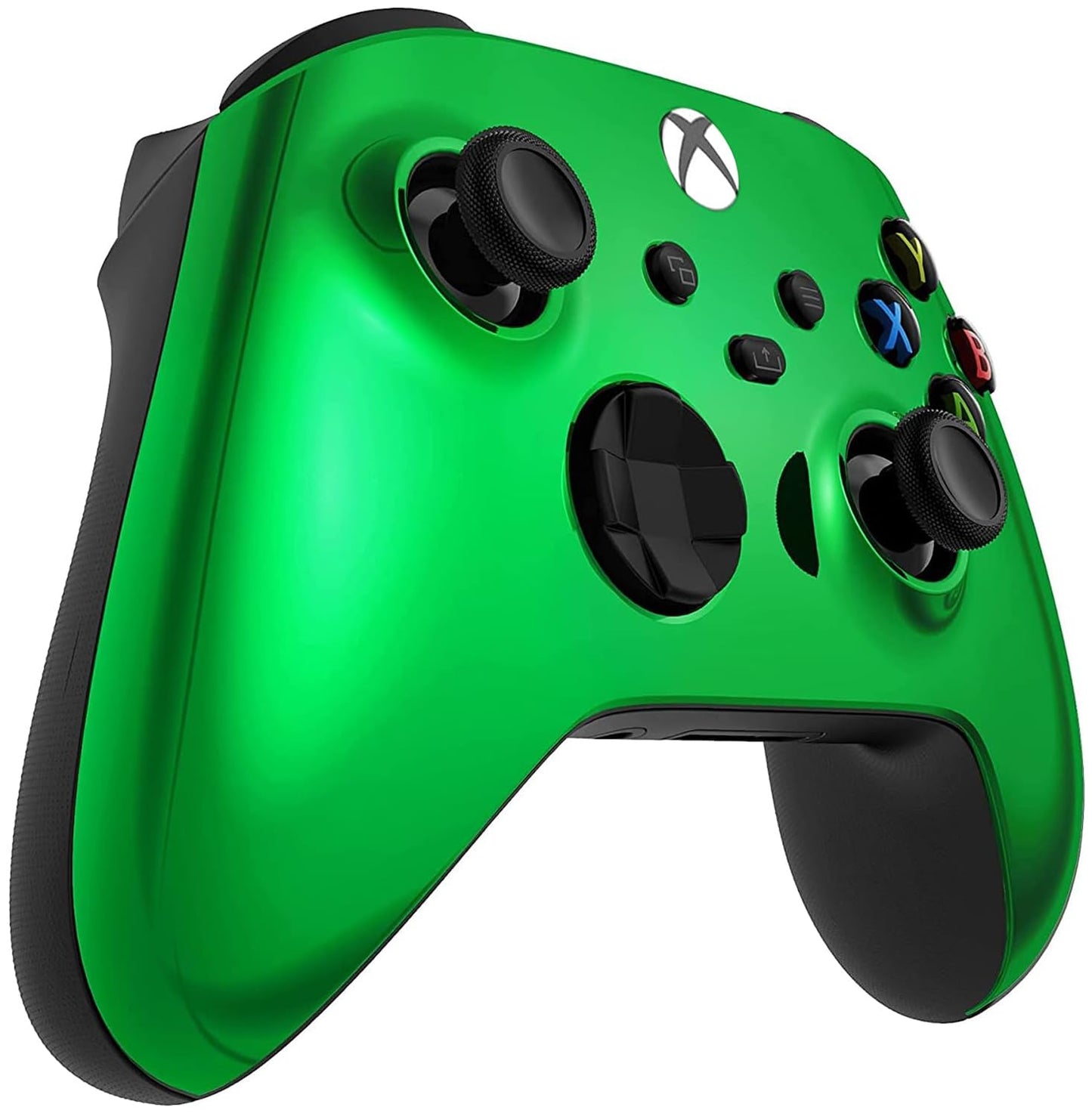 Custom Controllerzz Wireless Controller for Xbox Series X/S & One - Soft Touch Feel - X/S Green Chrome