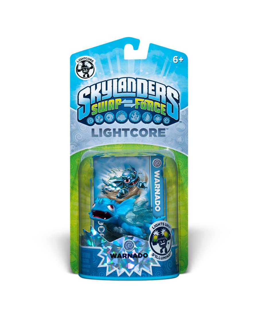 ACTIVISION Skylanders SWAP Force Lightcore Warnado Character - Blue Plastic Action Figure Model 84675
