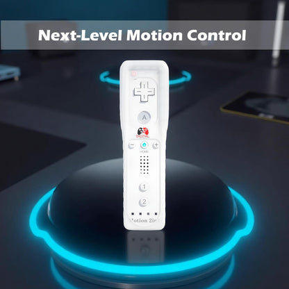 Digital Dynasty Wii Motion Plus Controller 2 Pack with Nunchuks - White for Nintendo Wii & Wii U