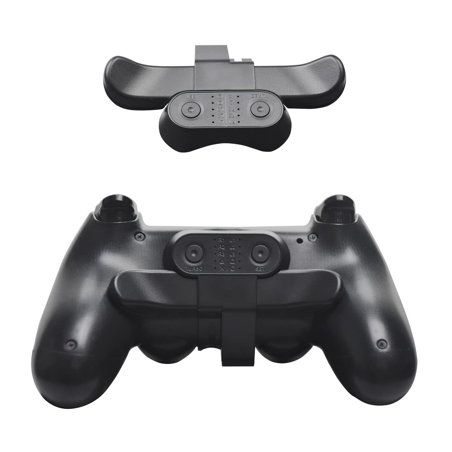 Semaiki PS4 Controller Back Paddles - Turbo & Memory Function, Black Dominator Mod Kit