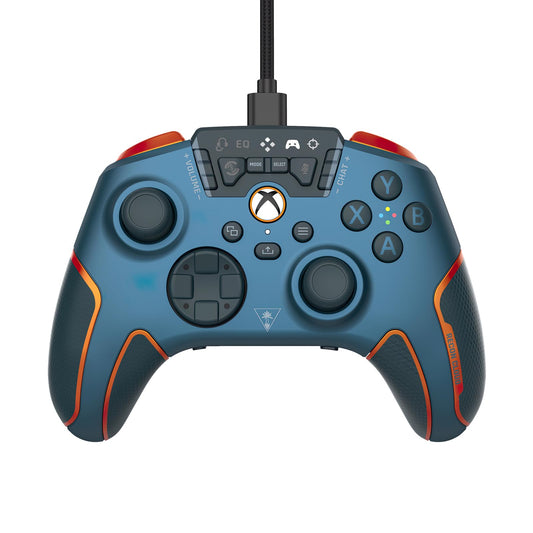 Turtle Beach Recon Cloud Wired Game Controller with Bluetooth for Xbox Series X|S  Xbox One  Windows  Android Mobile Devices - Remappable Buttons  Audio Enhancements  Superhuman Hearing - Blue Magma